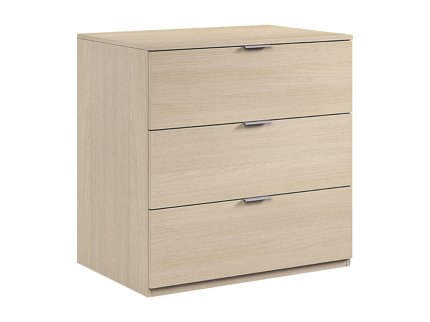 Pack 3 muebles aux. dormitorio juvenil color roble