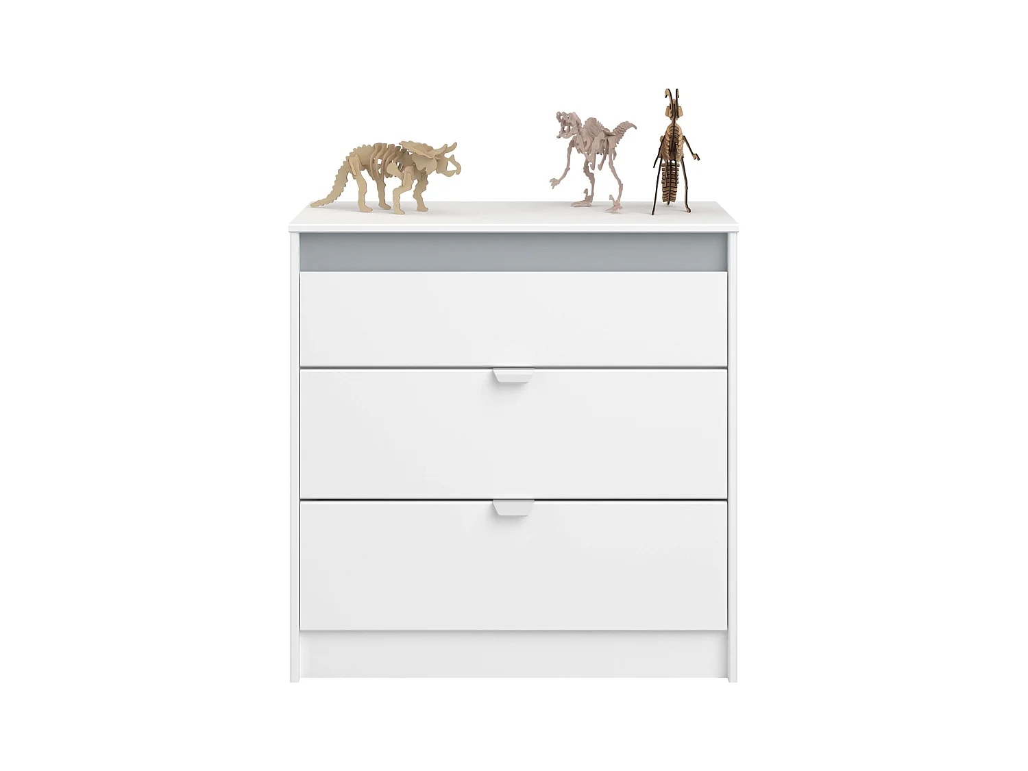 Germain Dormitorio Juvenil: Cama, Arm. 2 Ptas, Escritorio, Cómoda