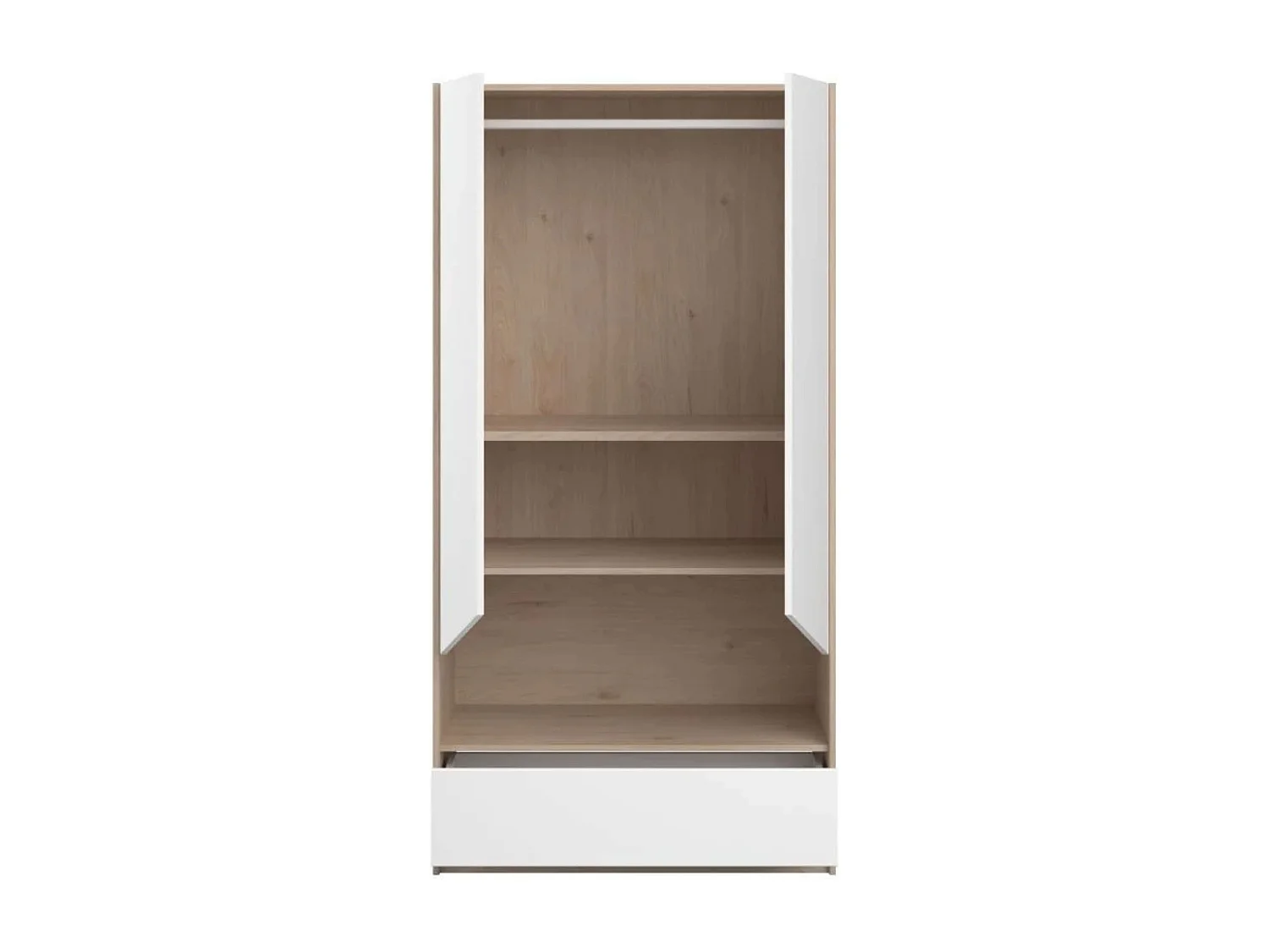 Pack muebles Child dormitorio juvenil roble Jackson/blanco mate