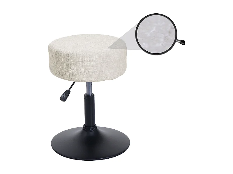 Hocker MCW-C22, Creme-weiß