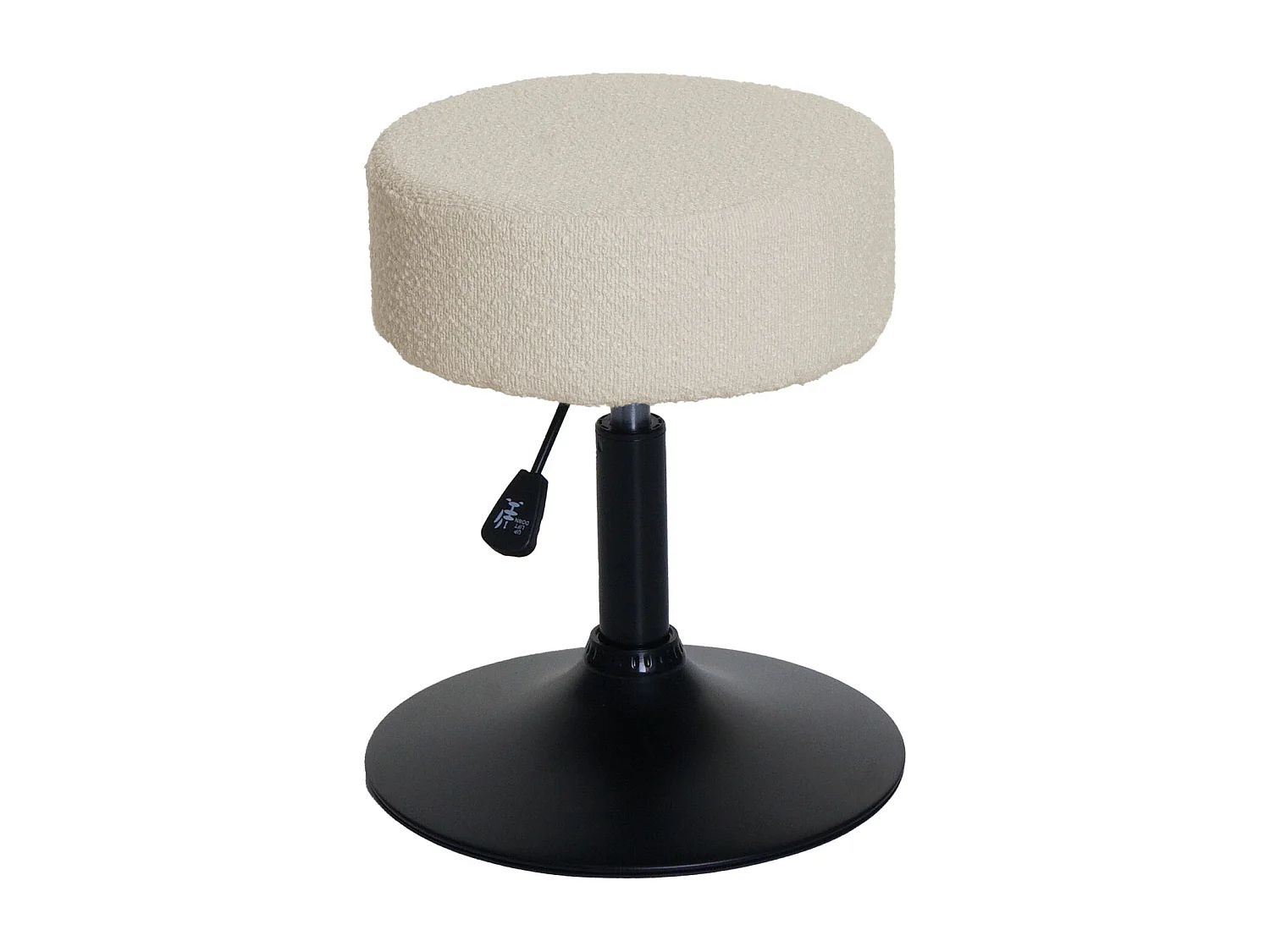 Tabouret MCW-C22 (lot de 2),  crème-blanc