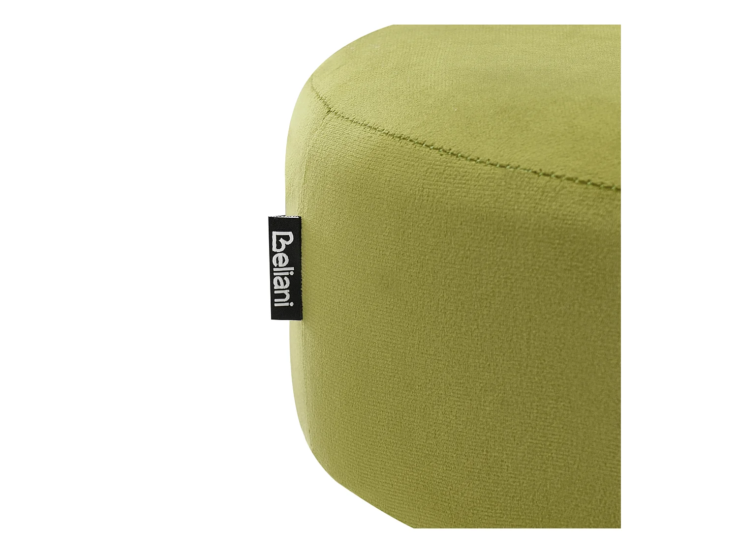 Repose-pied DELCO Velours Vert citron