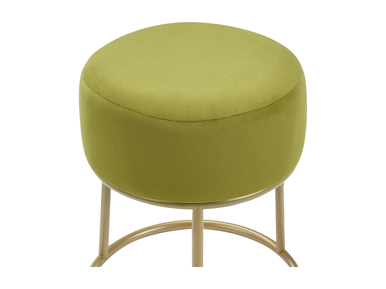 Sgabello DELCO Velluto Verde lime
