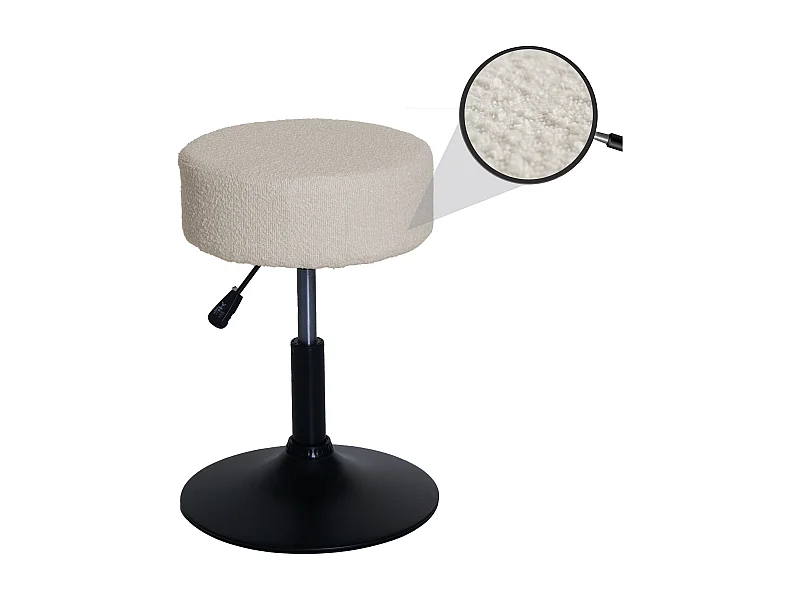 Hocker MCW-C22, Creme-weiß
