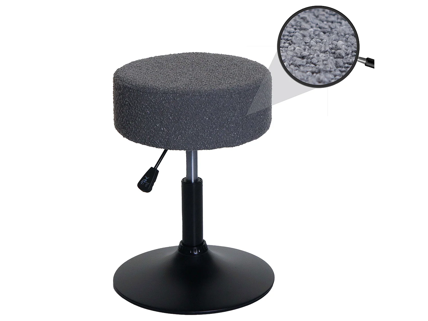 MCW-C22 stool,  dark grey
