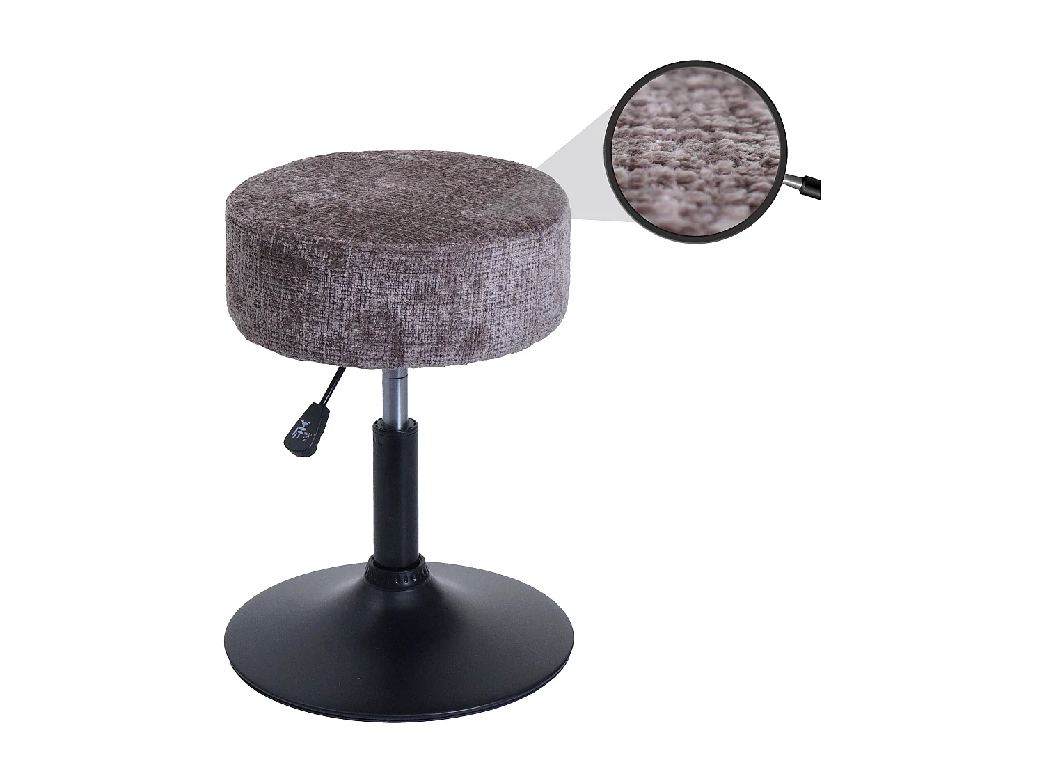 Tabouret MCW-C22,  marron