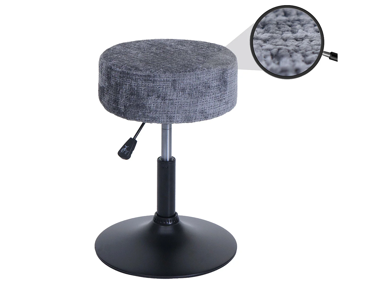 Hocker MCW-C22, Dunkelgrau