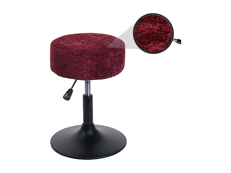 Tabouret MCW-C22,  bordeaux