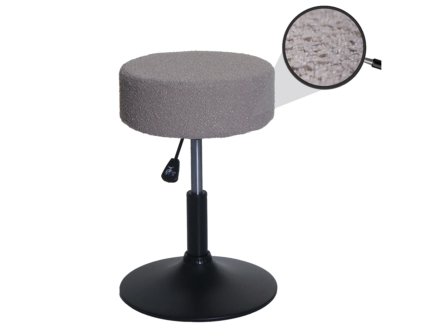 MCW-C22 stool,  taupe