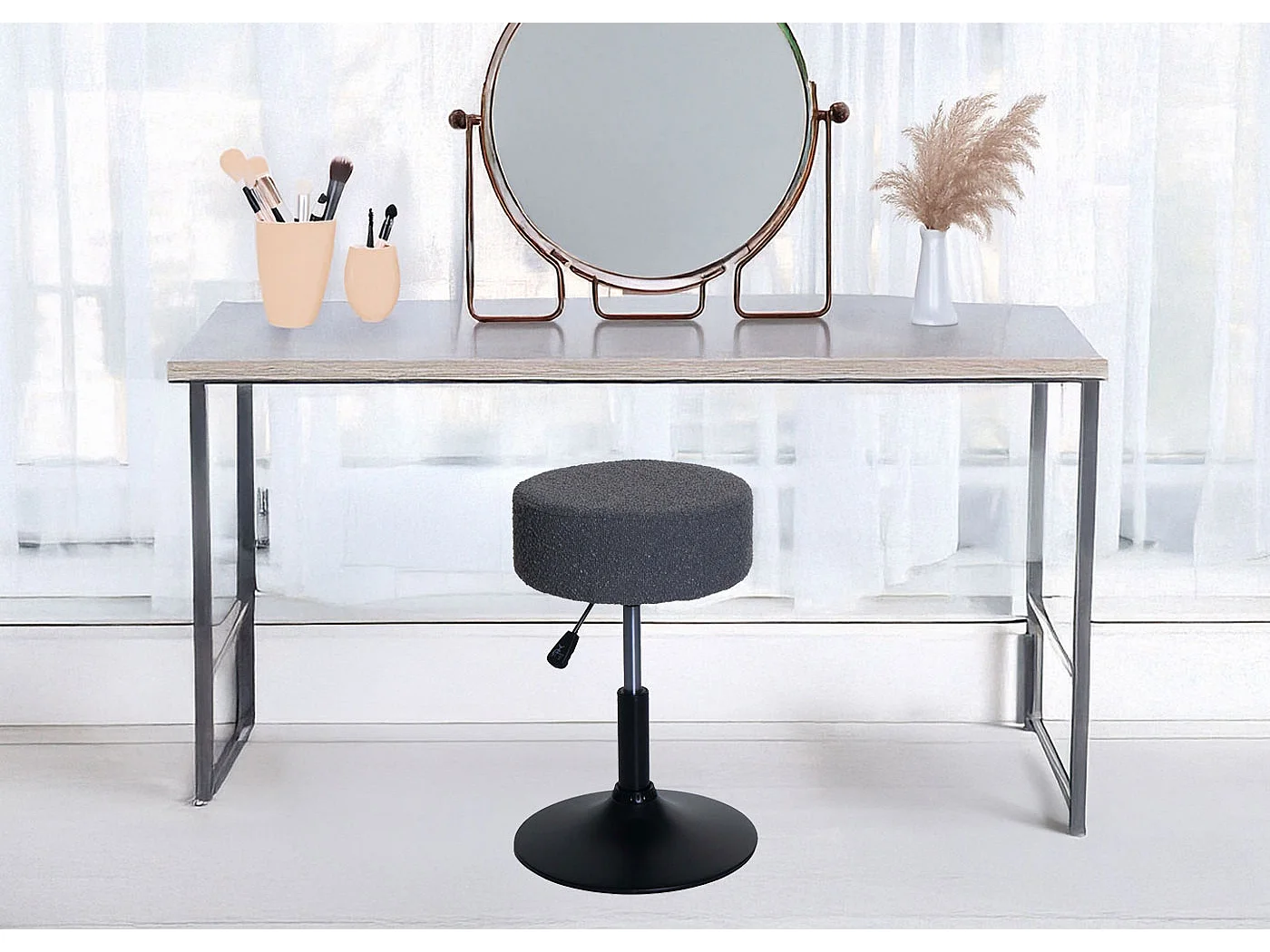 MCW-C22 stool,  taupe