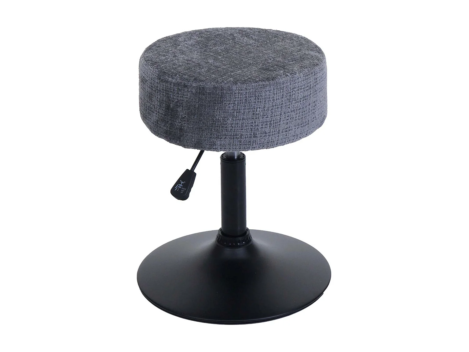 Tabouret MCW-C22 (lot de 2),  gris foncé