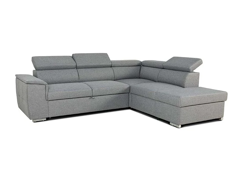 Sofá Cama Daitana Gris Reclinable con Arcón 260x77/94x216 cm Sala