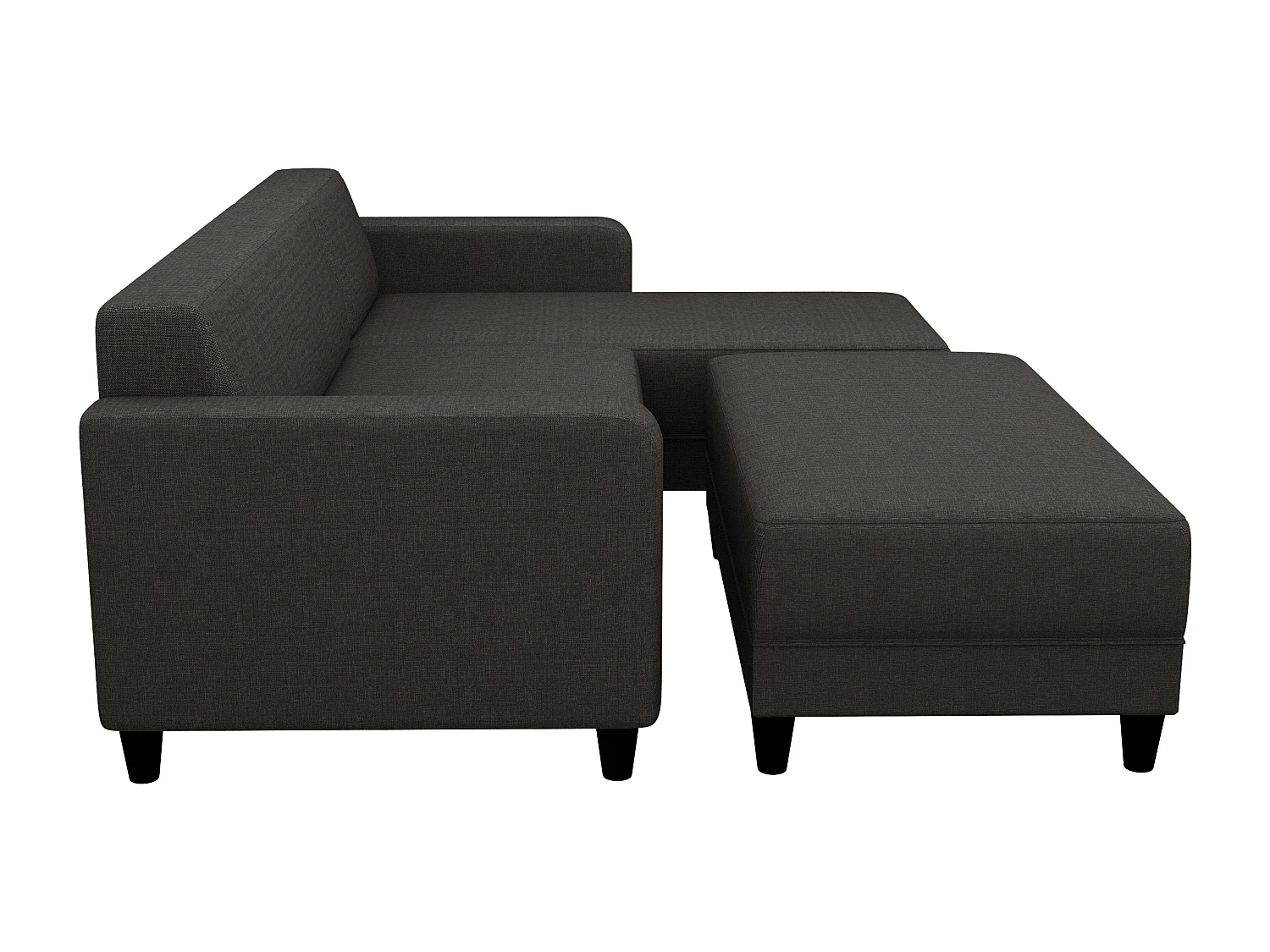 Sofá Cama Bob Sawana Gris Oscuro 138x65x197 cm