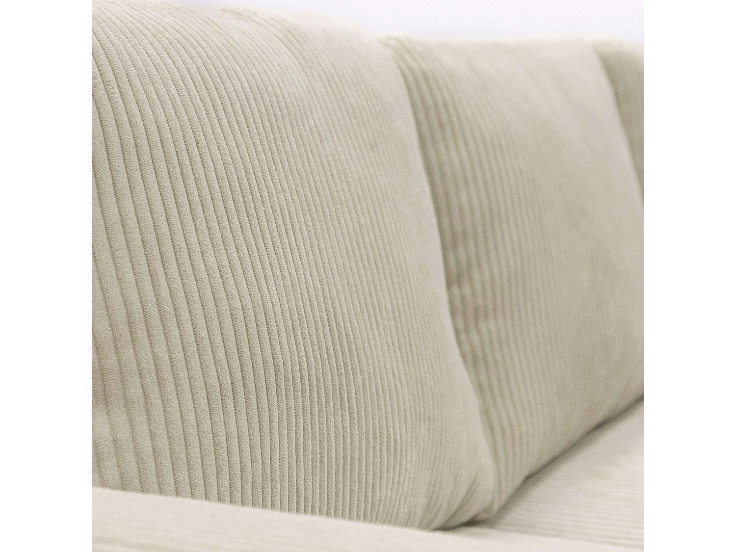 Sofá chaise longue Ulises beige convertible con arcón 297x85x155 cm