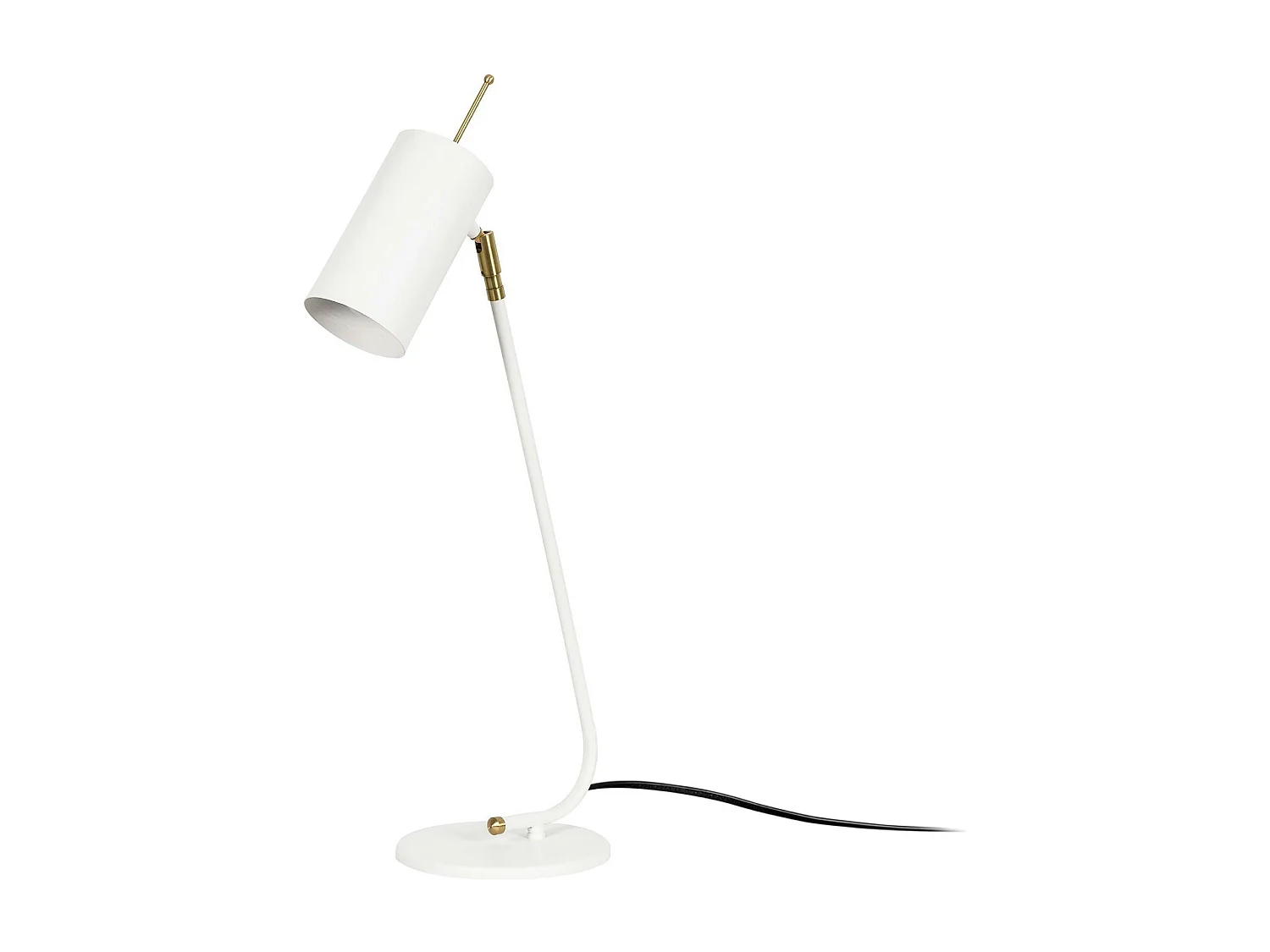 Lampe de table blanche, abat-jour orientable moderne chic SFAX