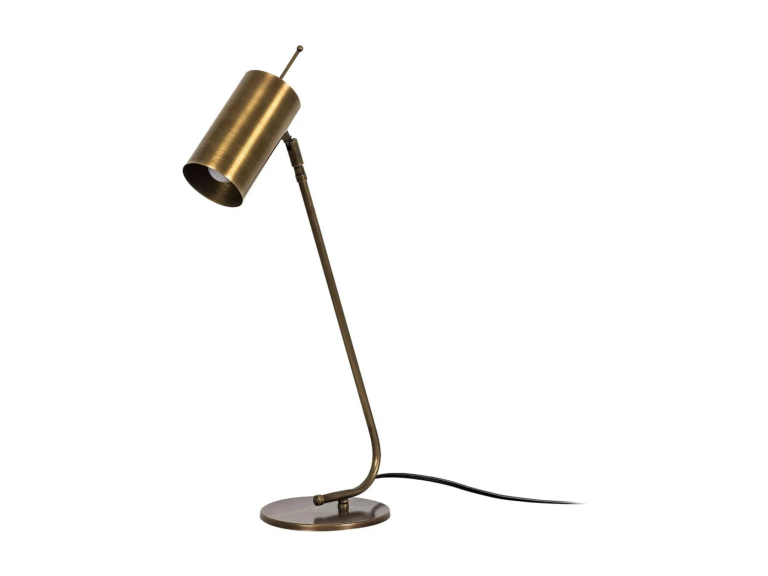 Lampe de table vintage, abat-jour tube orientable SFAX