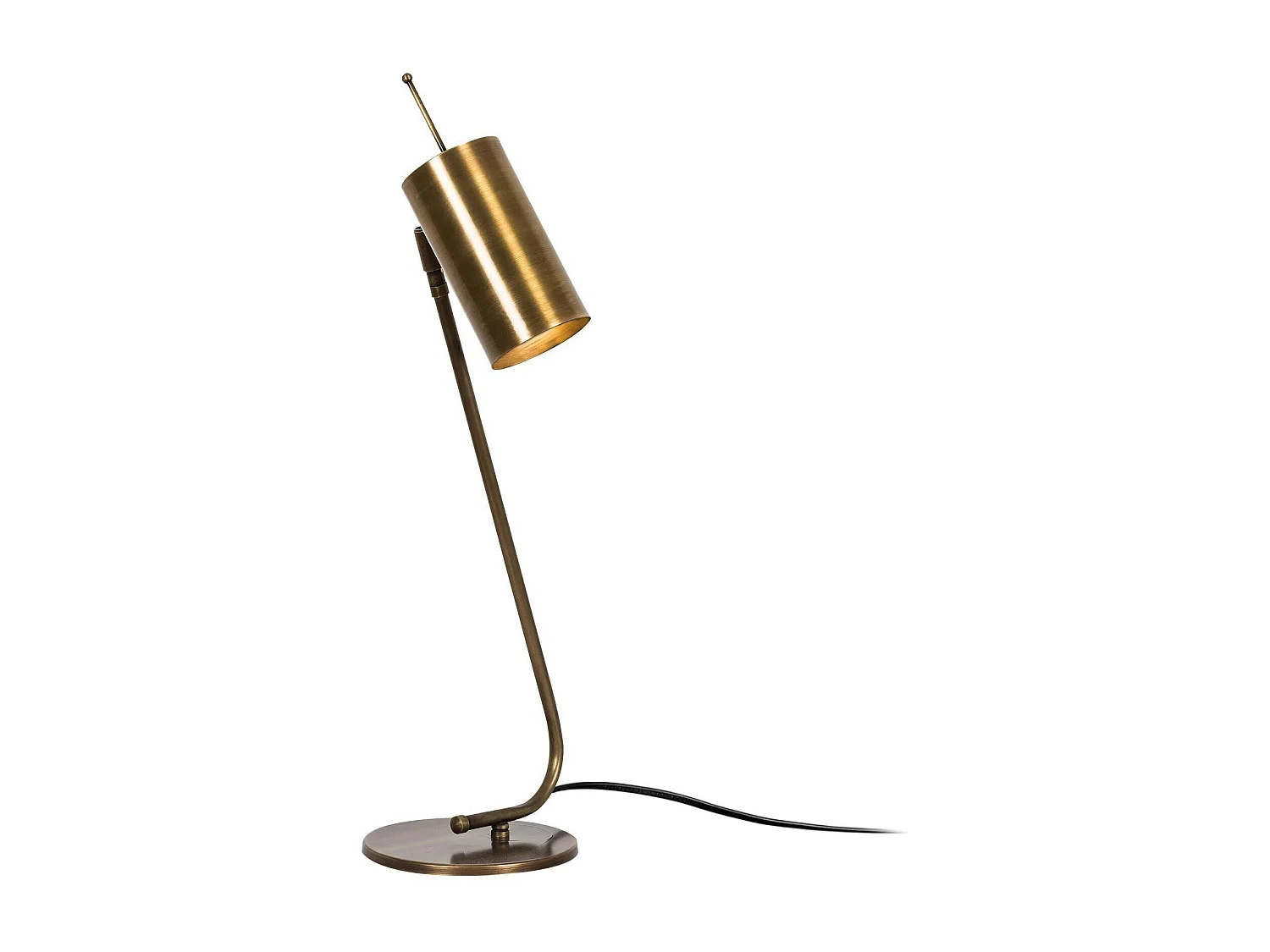 Lampe de table vintage, abat-jour tube orientable SFAX