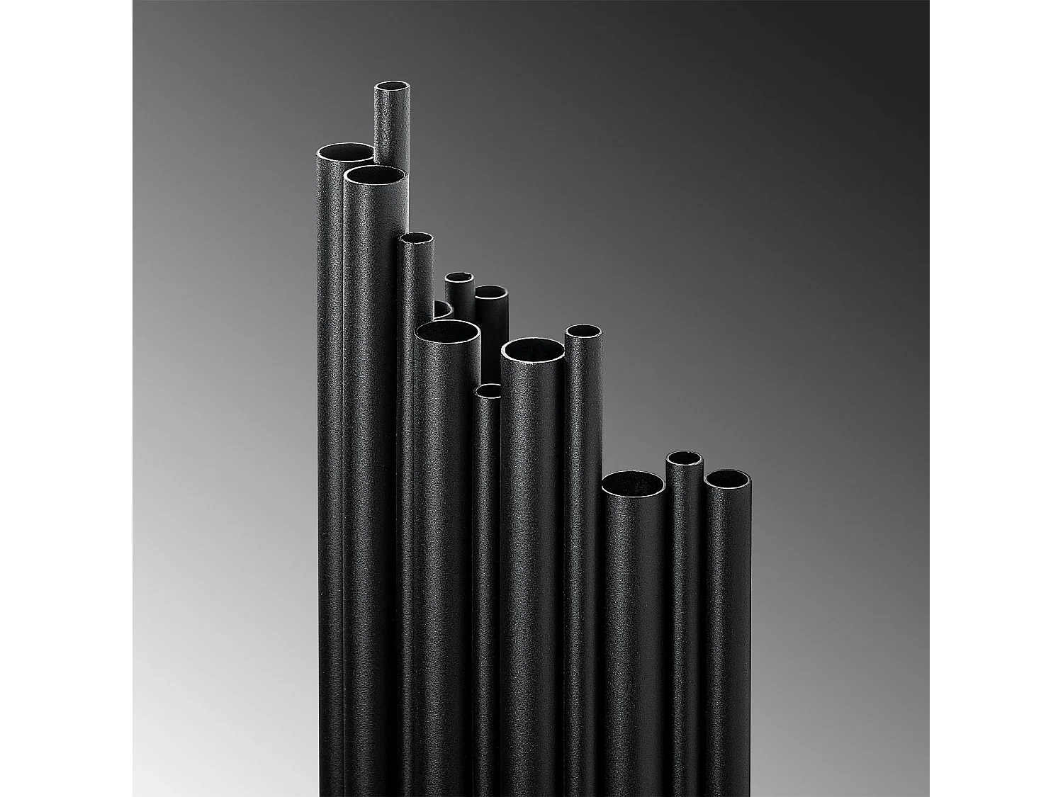 Applique design noire, structure graphique H. 50 cm SFAX