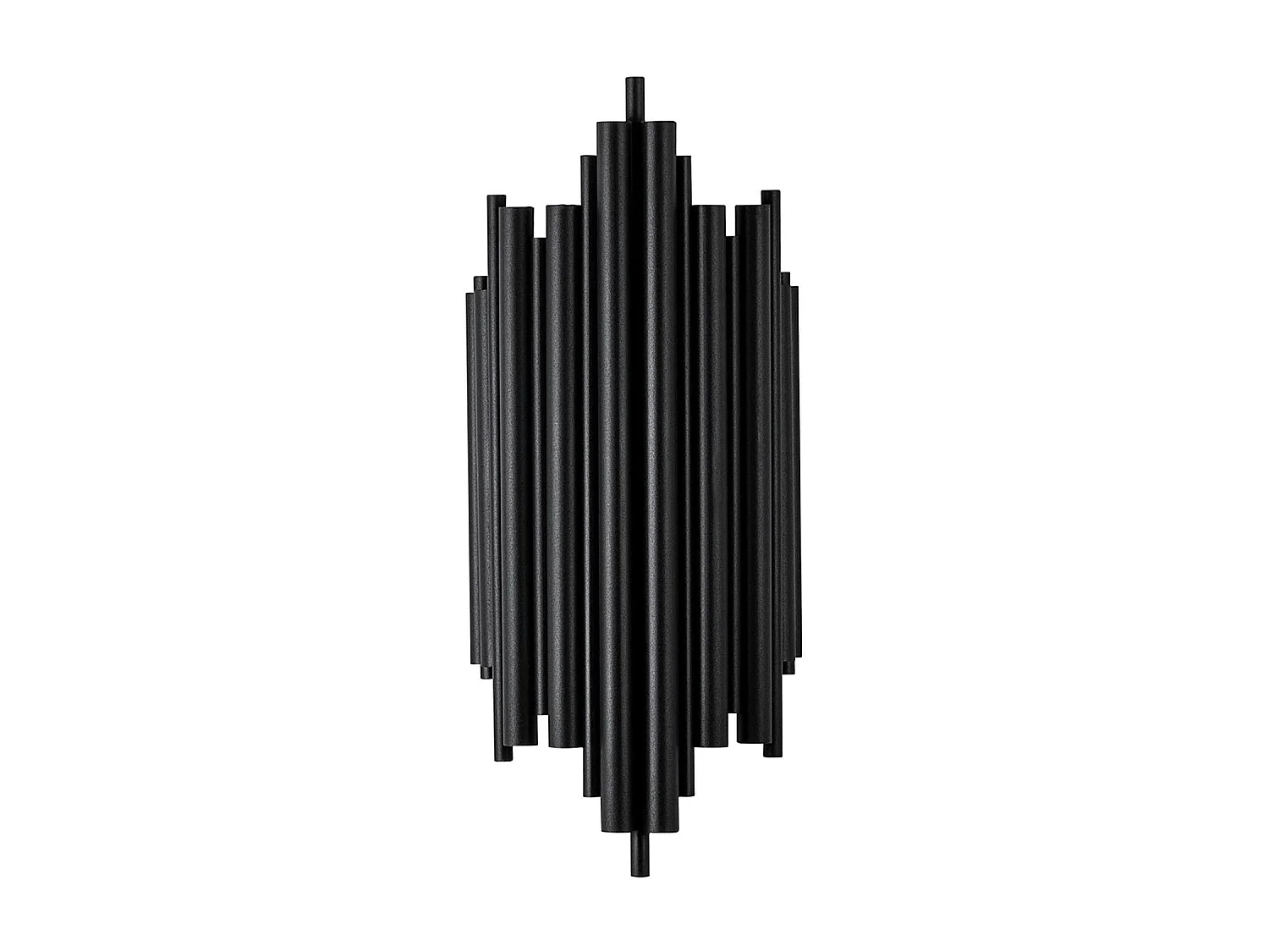 Applique design noire, structure graphique H. 50 cm SFAX