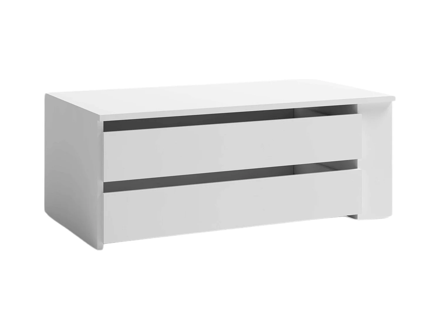 Cajonera Sava de Armario Blanco Mate 2 Cajones Melamina 88.3x34.5x48.7 cm