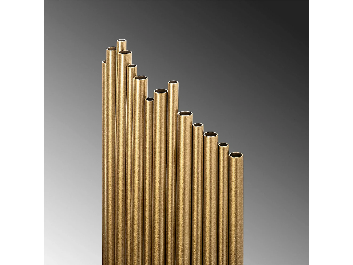 Applique design dorée, structure graphique en tubes SFAX