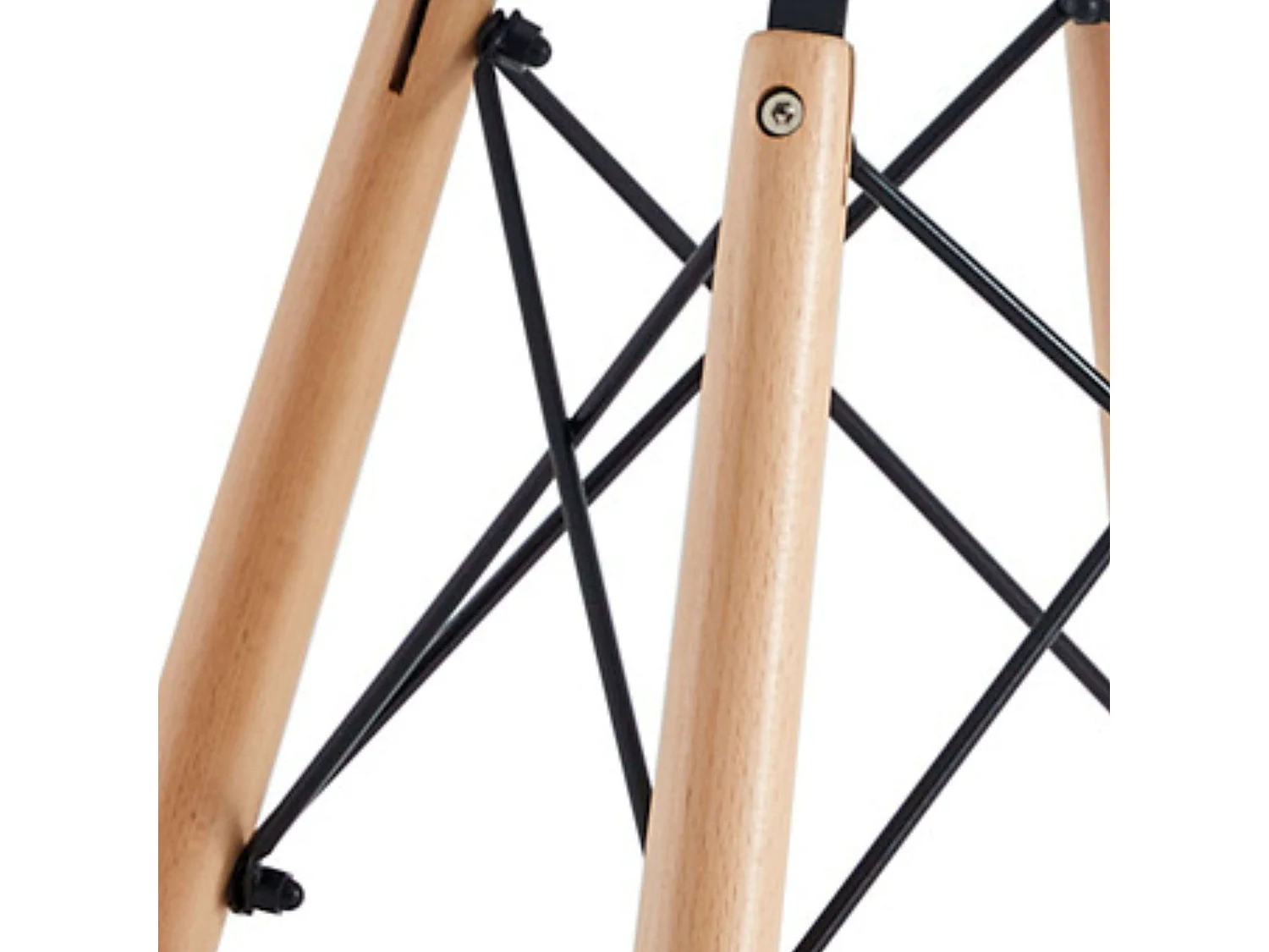 Pack cocina mesa redonda + 2 sillas blanco patas madera clara y gris