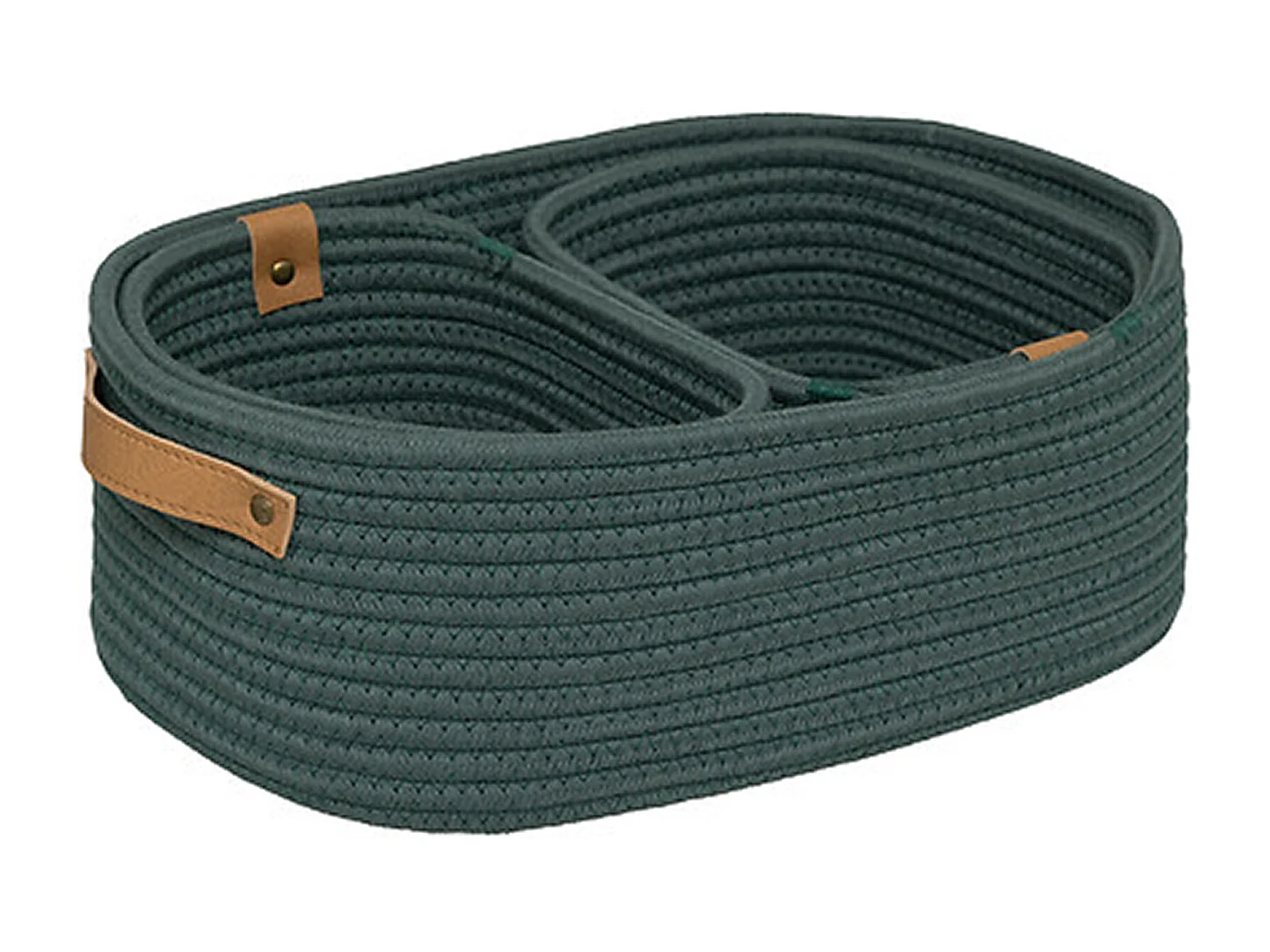 Juego de 3 cestas apilables