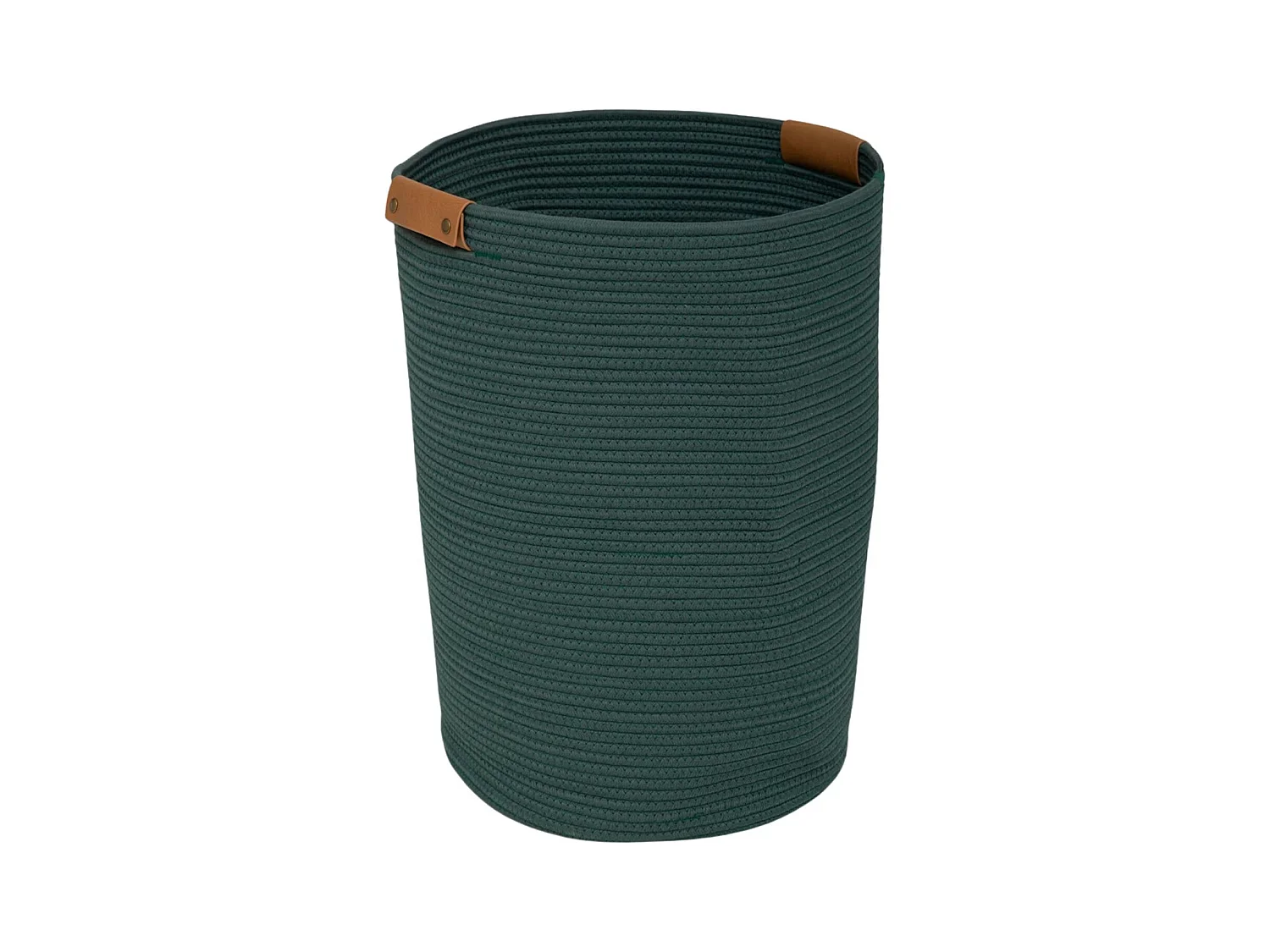 Panier à Linge Rond "Duo" 80L Vert