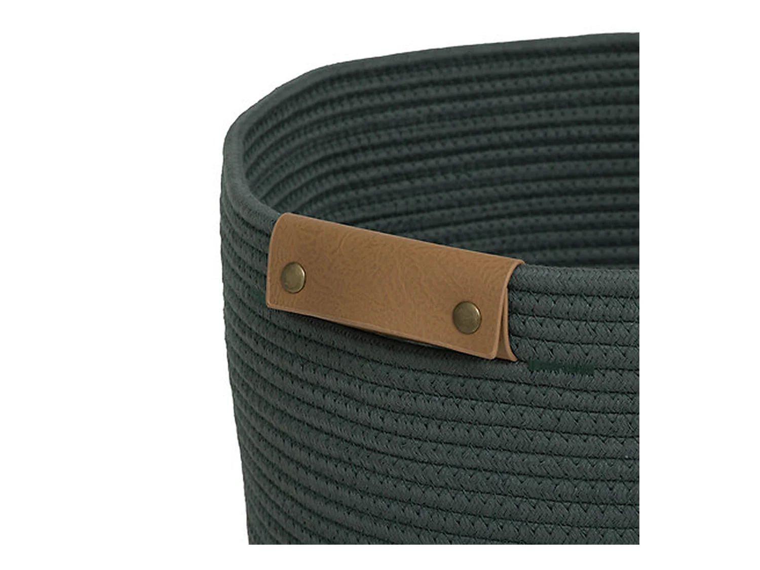 Panier à Linge Rond "Duo" 80L Vert