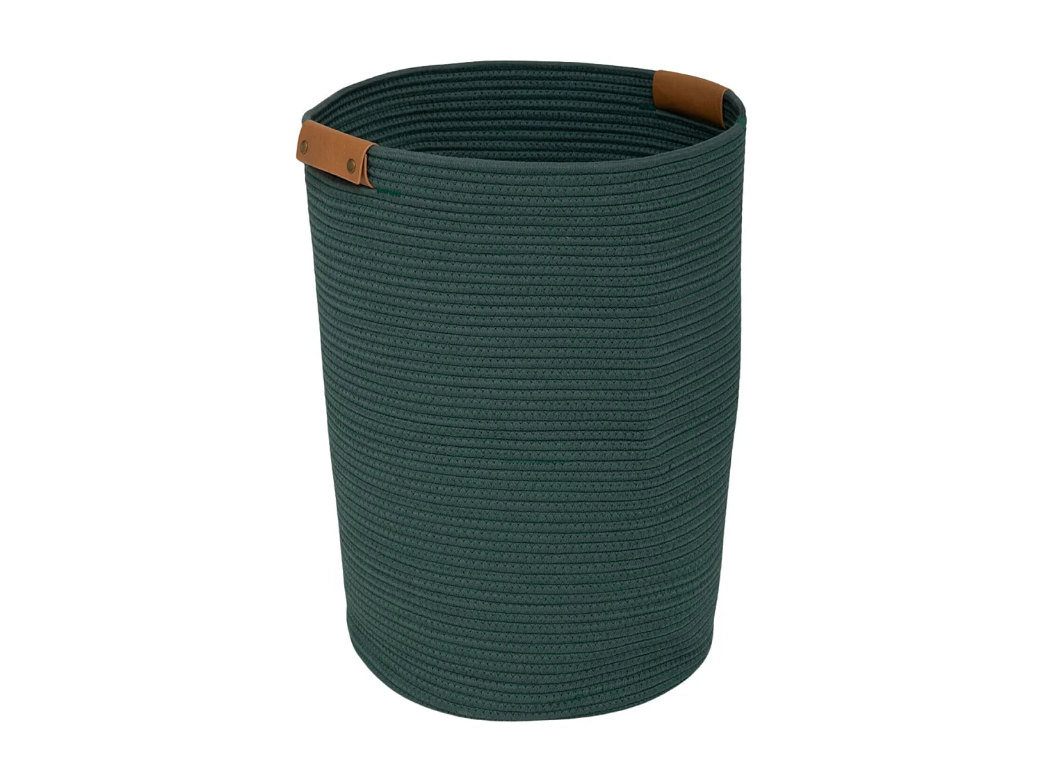 Panier à Linge Rond "Duo" 80L Vert