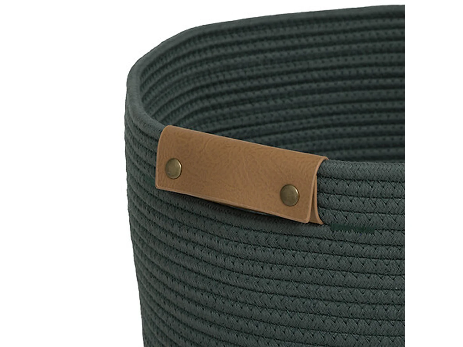 Panier à Linge Rond "Duo" 80L Vert