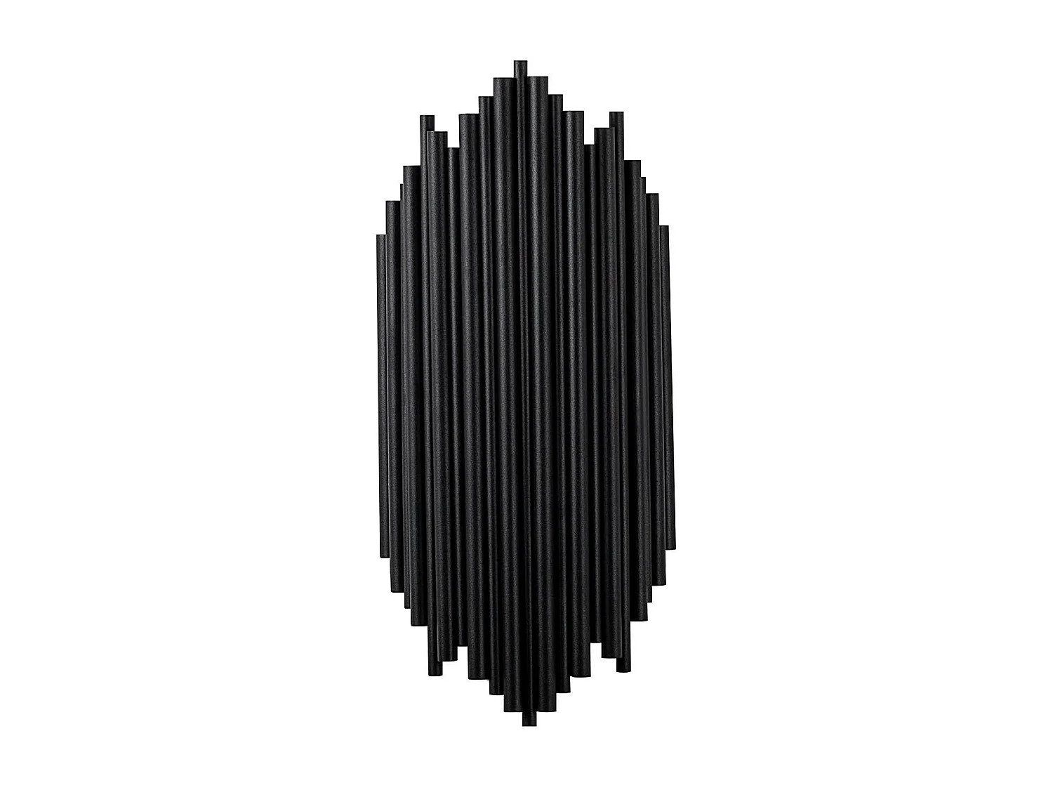 Applique design noire, structure graphique en tubes SFAX