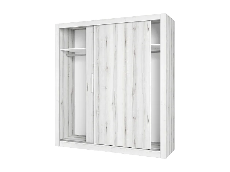 Armario para Dormitorio Sava 2 Puertas Correderas  Blanco 182x201 cm