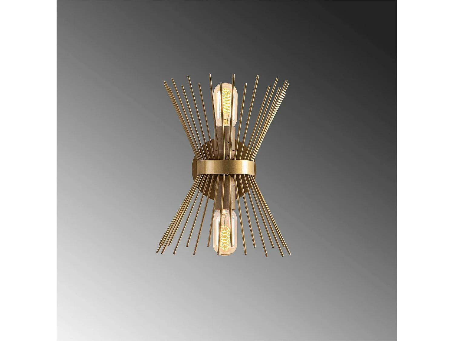 Applique murale design dorée, forme sablier SINOP