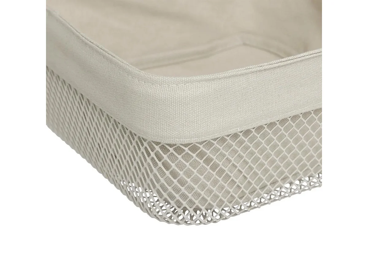 Corbeille à Pain Carrée "Mayaj" 25cm Beige