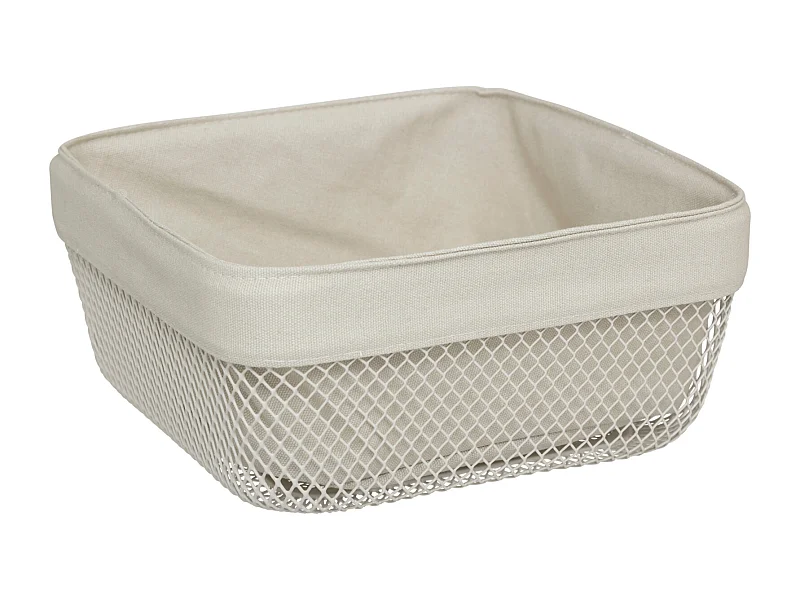 Corbeille à Pain Carrée "Mayaj" 25cm Beige