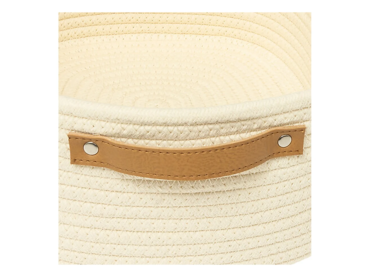 Lot de 3 Paniers de Rangement "Duo" 35cm Ivoire