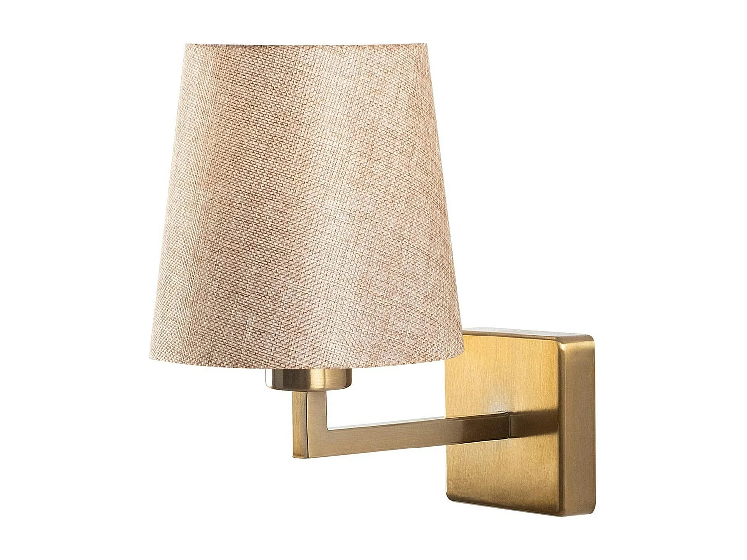 Applique murale classique, abat-jour beige ZURICH