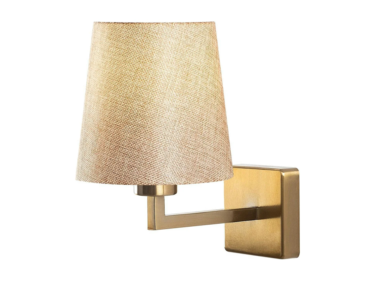 Applique murale classique, abat-jour beige ZURICH