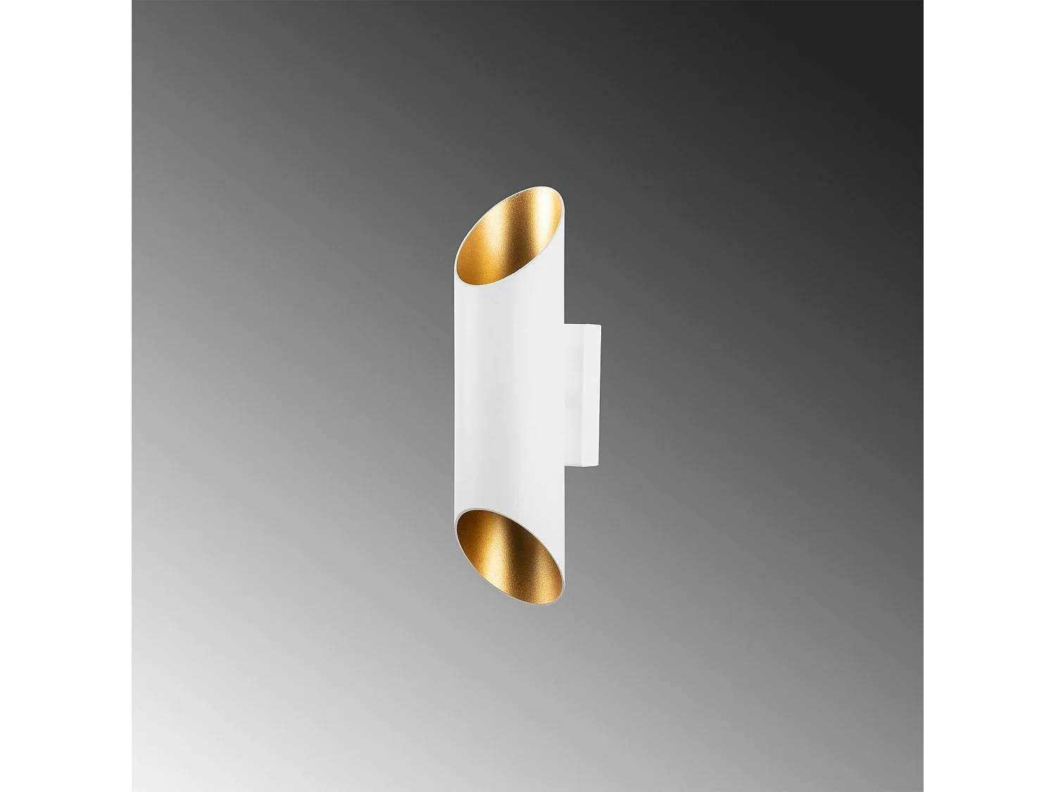 Applique murale design blanche, abat-jour cylindrique SINOP