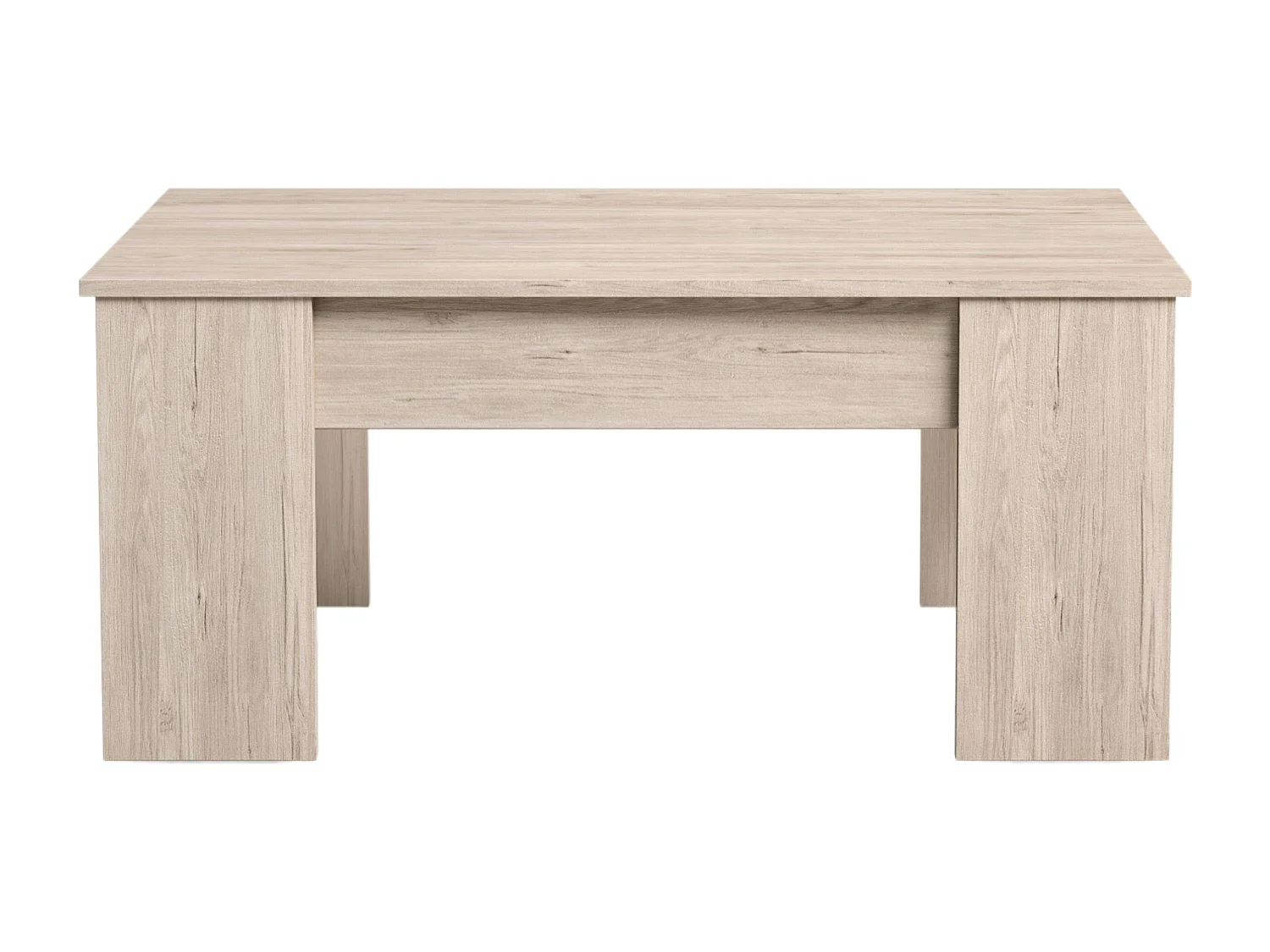 Mesa de centro elevable Low color sahara moderno 100x45x50 cm
