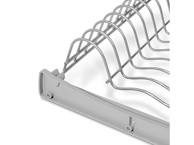 Escurreplatos Suprastar Módulos Altos Gris Acero Aluminio 57x27x9 cm