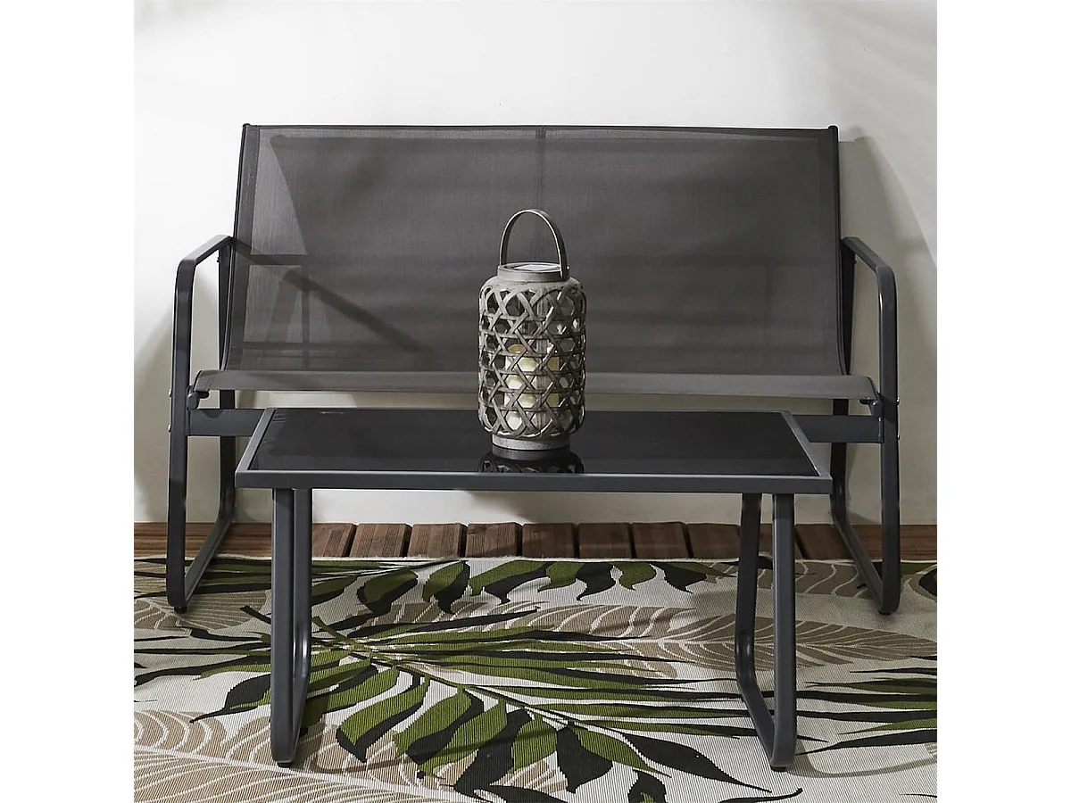 Lanterne solaire extérieur polypropylène grise effet bougie