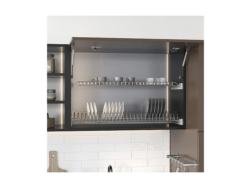 Emuca 8256425 Égouttoir Suprastar pour module, 800, Peint en aluminium, Acier