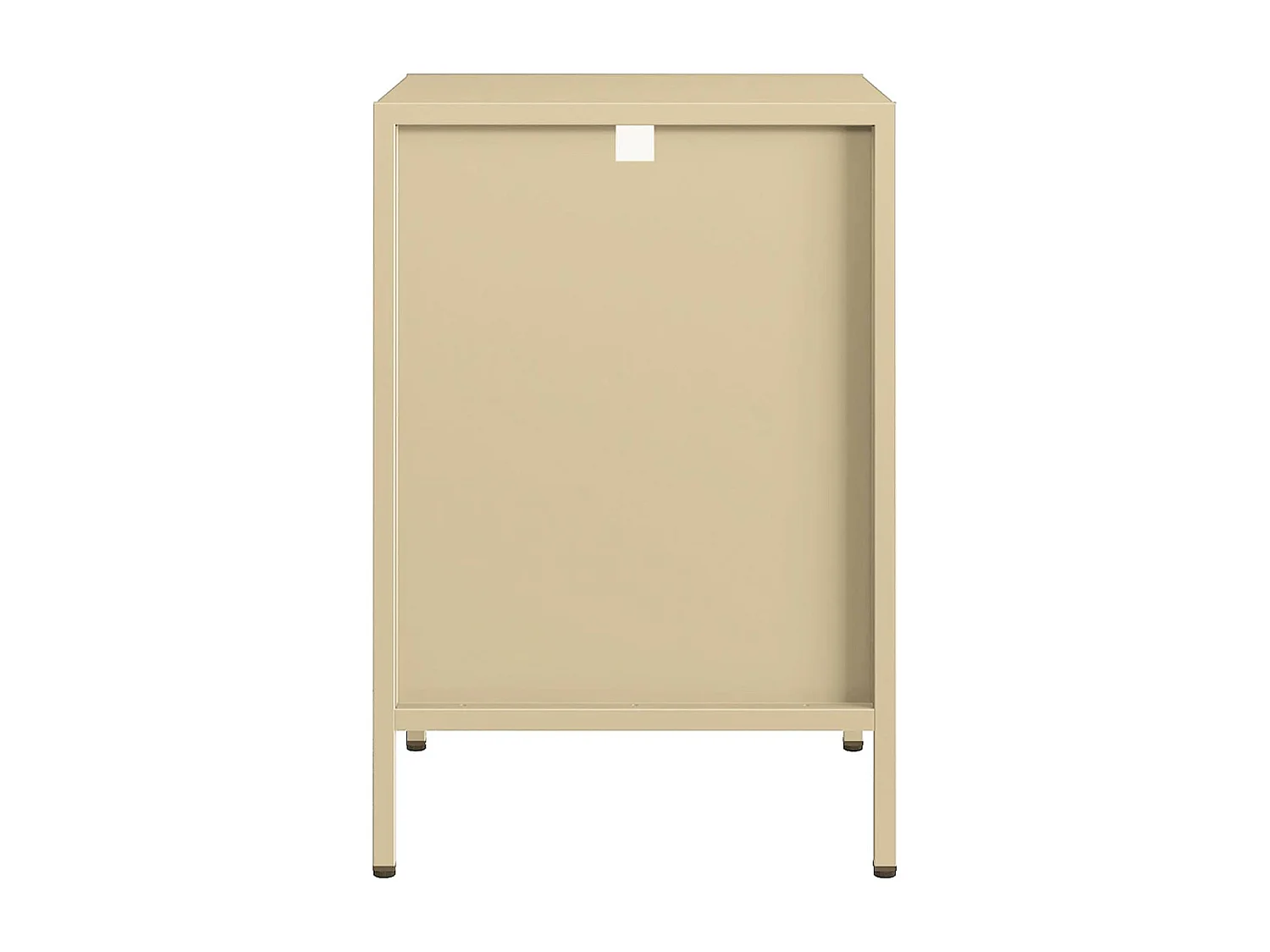 Comodino, tavolino industriale, beige