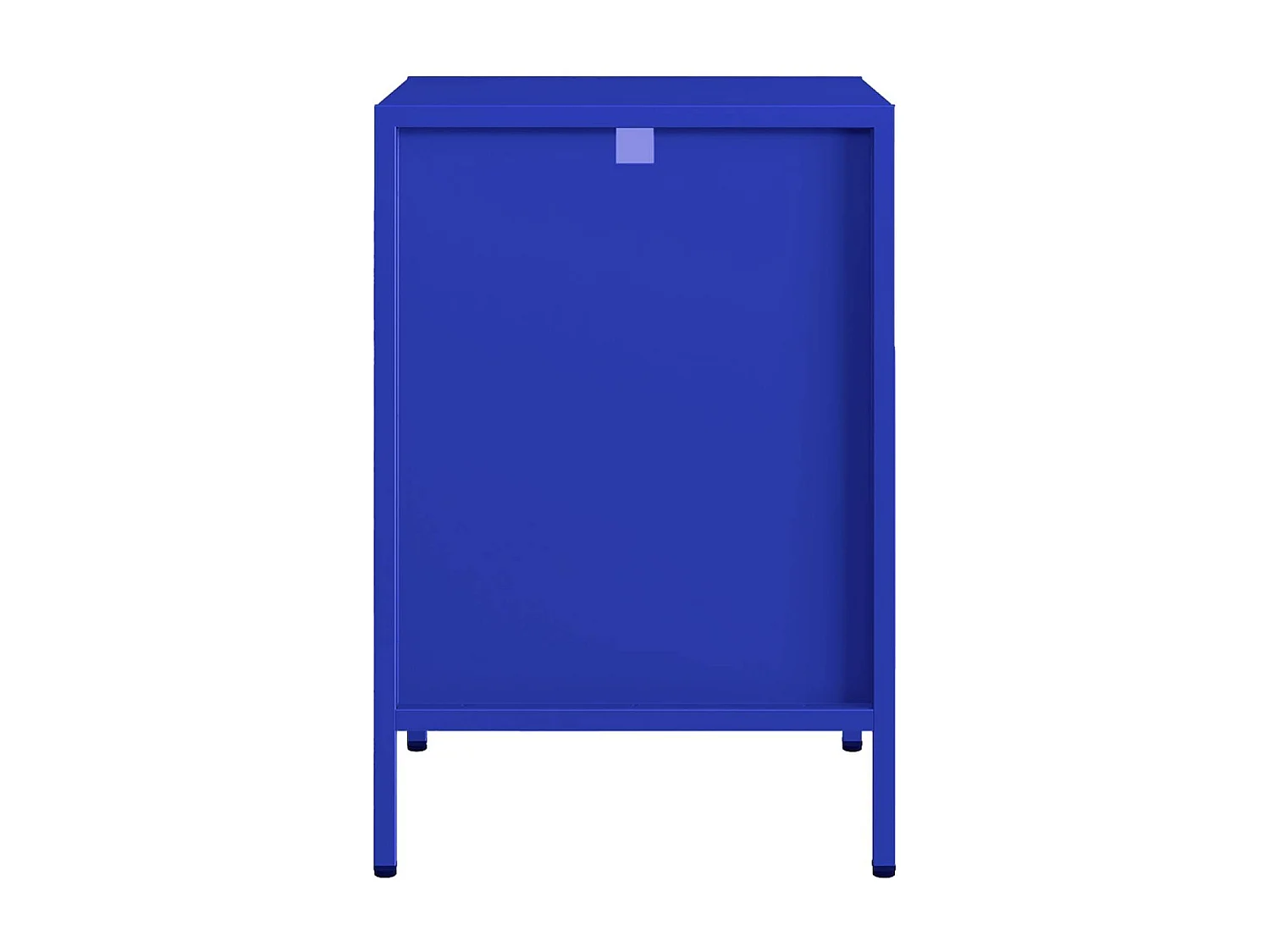 Comodino, tavolino industriale, blu