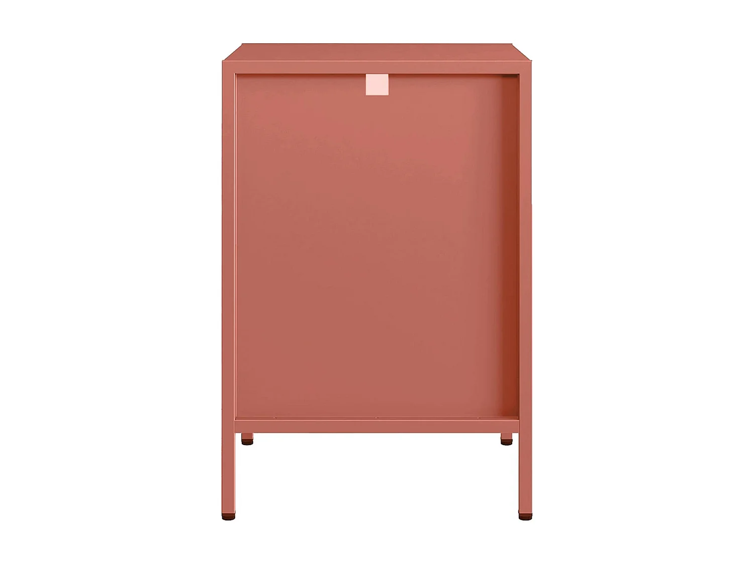 Comodino, tavolino industriale, terracotta