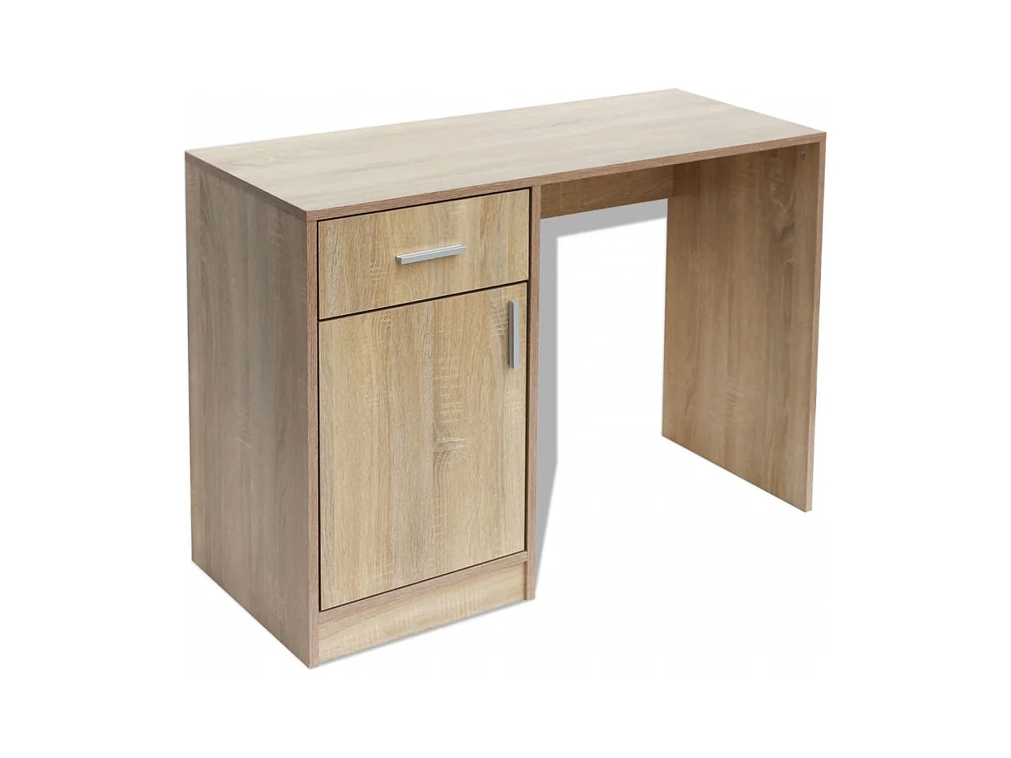 Austin Michael  Bureau avec tiroir et placard Chêne 100x40x73 cm