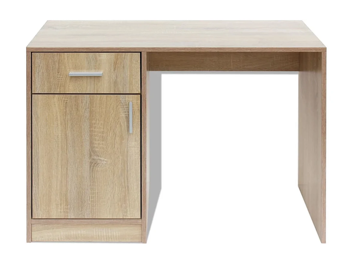 Austin Michael  Bureau avec tiroir et placard Chêne 100x40x73 cm