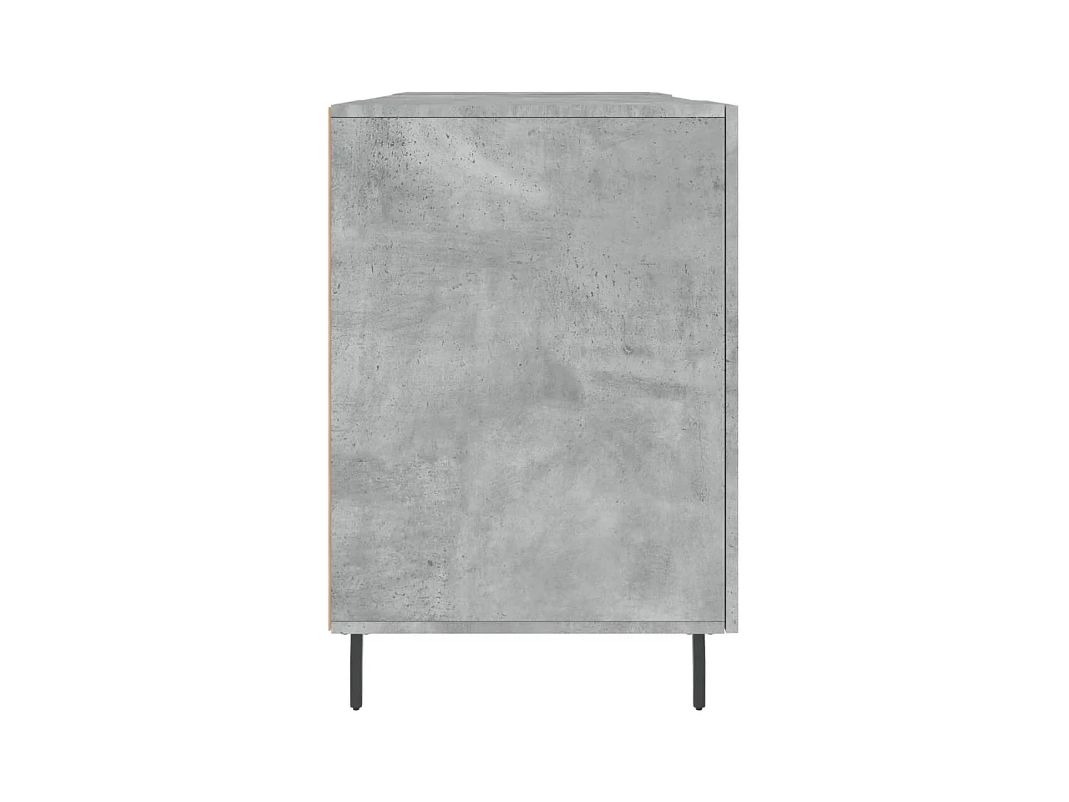 Rhea  Bureau gris béton 140x50x75 cm bois d'ingénierie